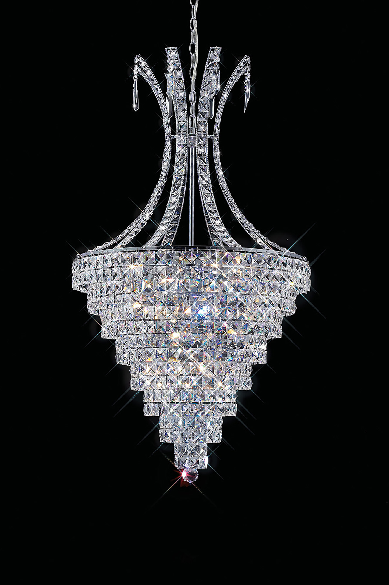 Kanya Crystal Ceiling Lights Diyas Modern Chandeliers Kanya Crystal Ceiling Lights Diyas Modern Chandeliers